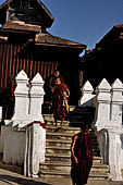 Novice monks, Shwe Yaunghwe Kyaung, Nyaungshwe, Inle Lake, Myanmar.  